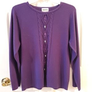 BonWorth petite medium soft purple sweater